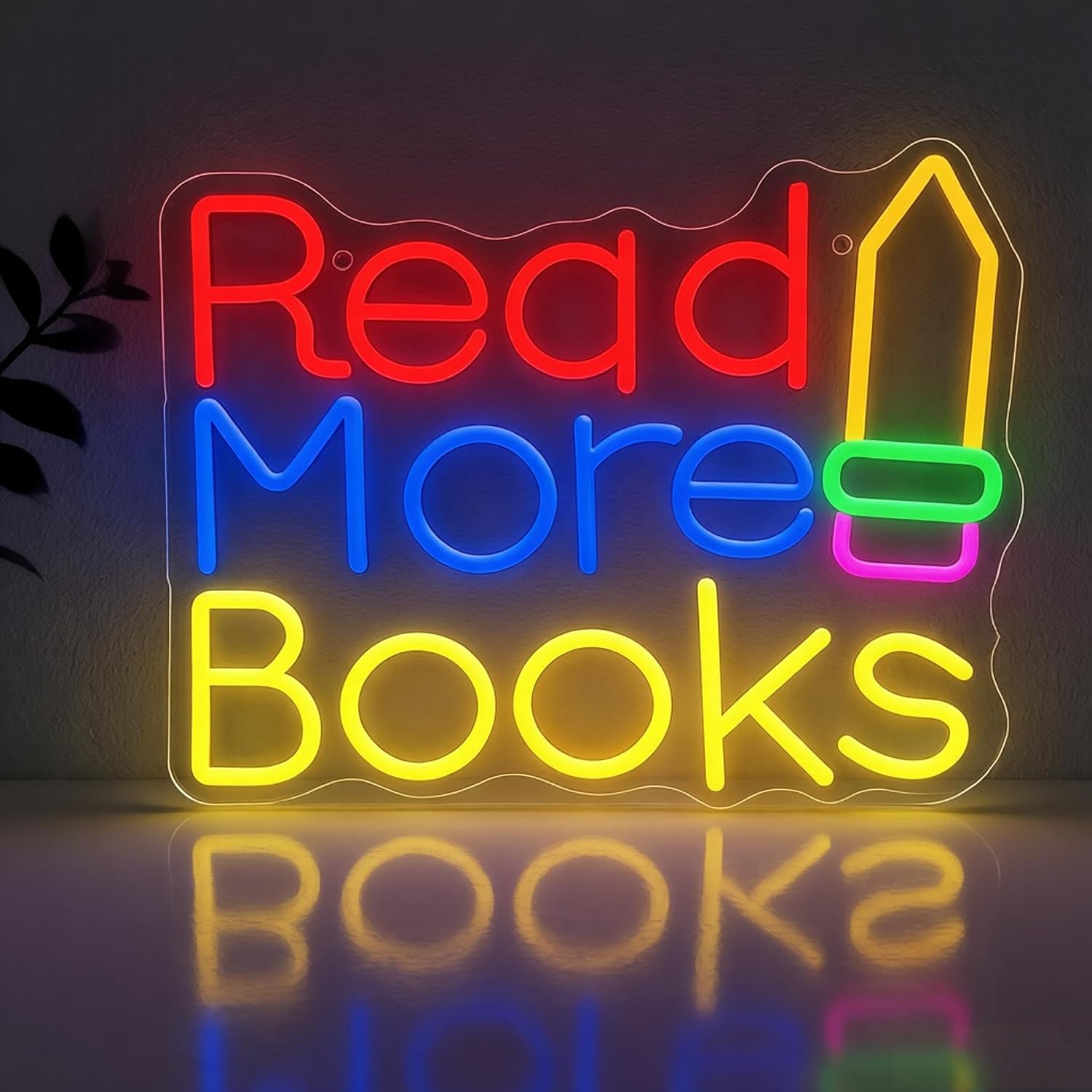 Lighting Decor And More - Read More Books LED Neon Sign