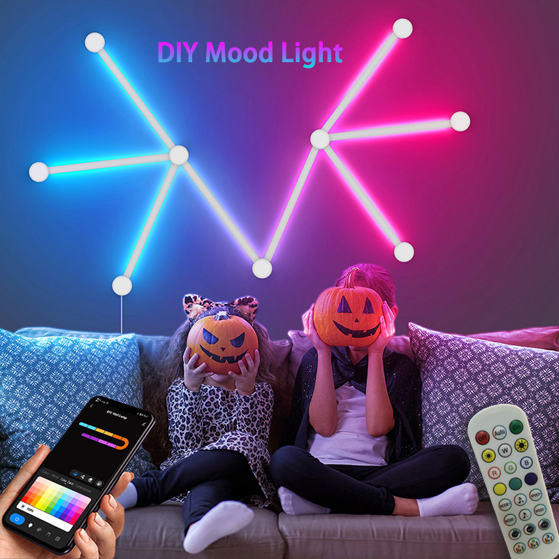 Wall Decor Lighting - Smart RGB Wall Lamp, Bluetooth APP