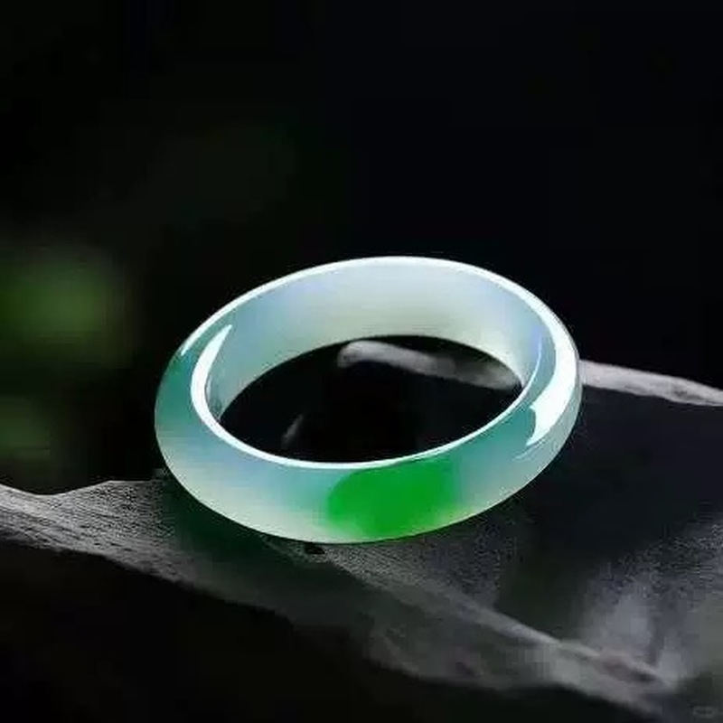 Lighting & Home Decor Studio Photos - Myanmar jadeite bracelet, ice-waxy type, regular