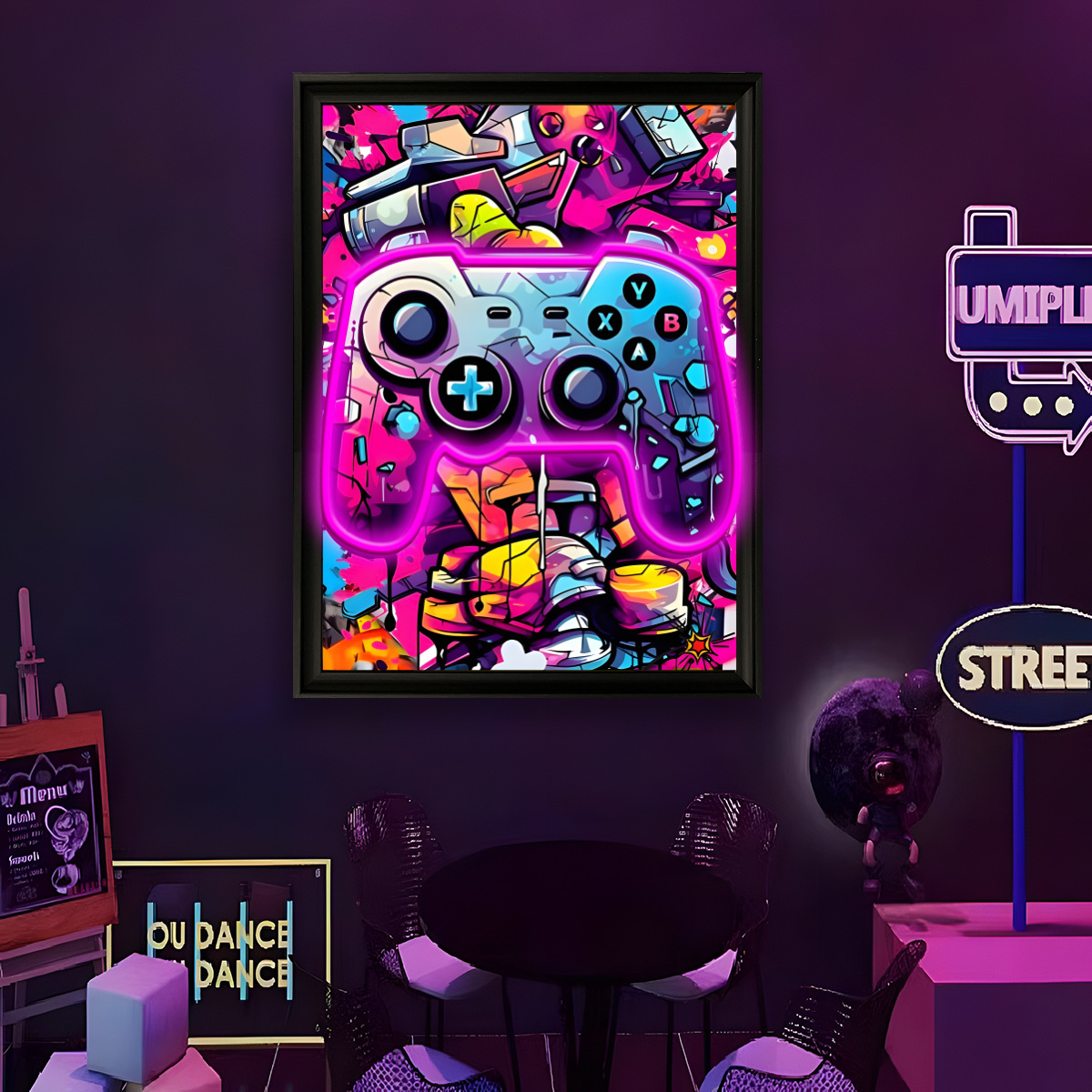 USB Powered LED Neon Light Fun - Wall Decor Lighting ulasan dan harga