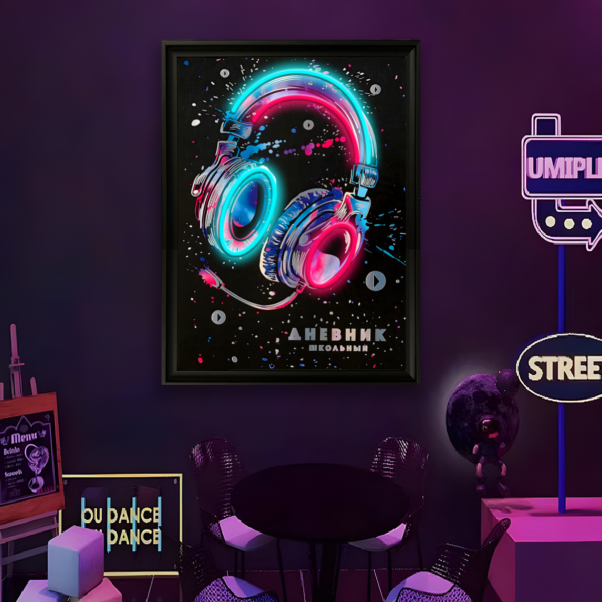 USB Powered LED Neon Light Fun - Wall Decor Lighting ulasan dan harga