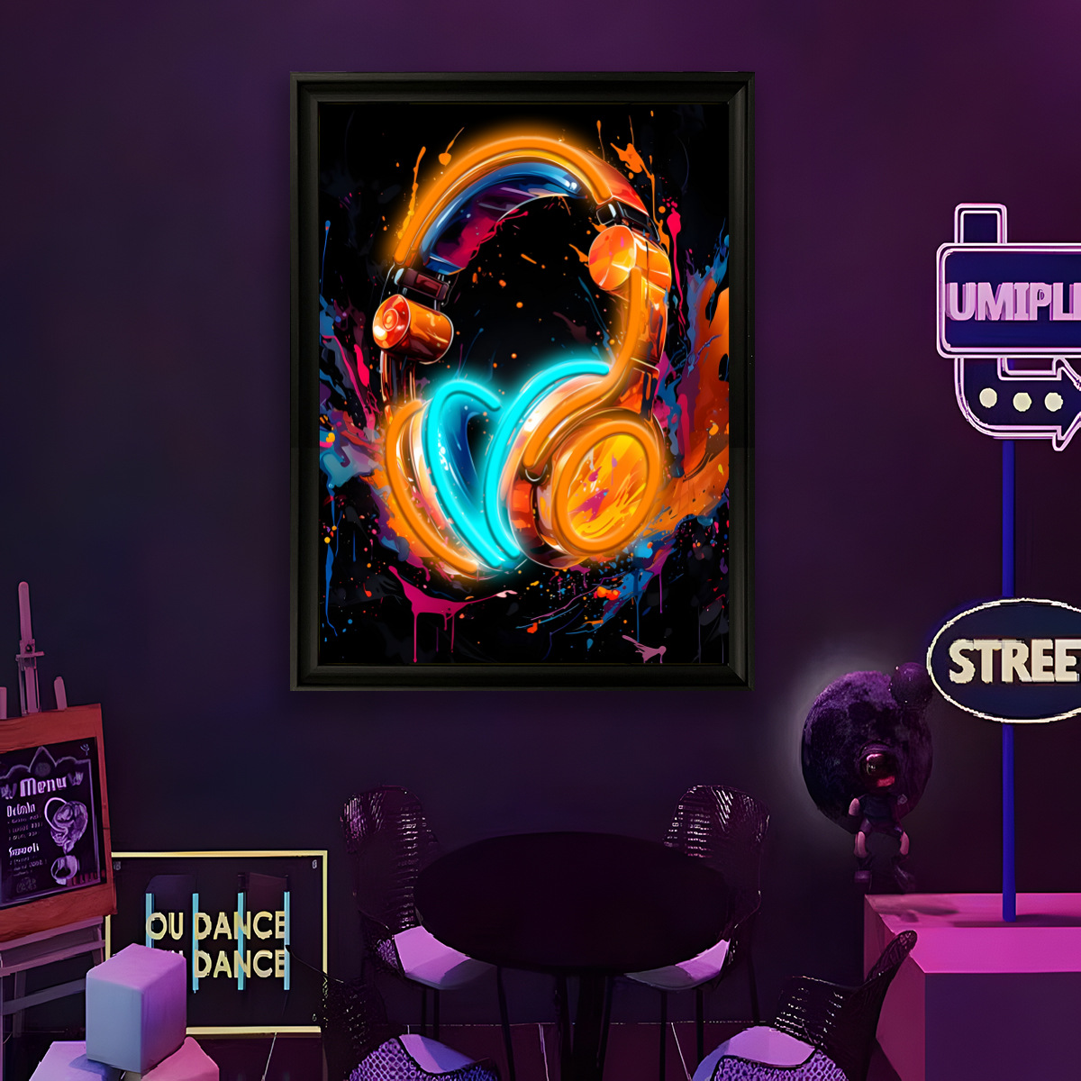 USB Powered LED Neon Light Fun - Wall Decor Lighting ulasan dan harga