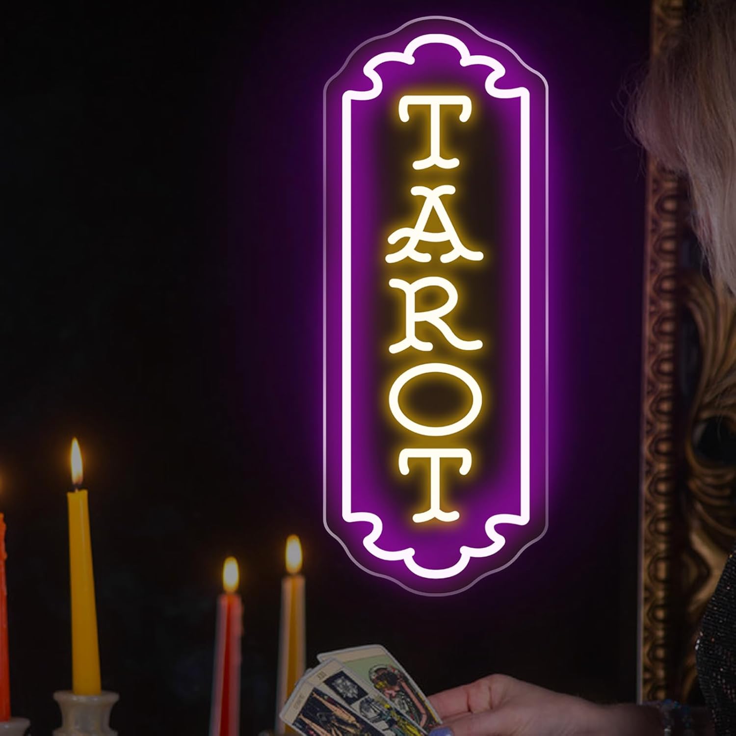 Tarot Neon Sign USB Powered My - Wall Decor Lighting ulasan dan harga