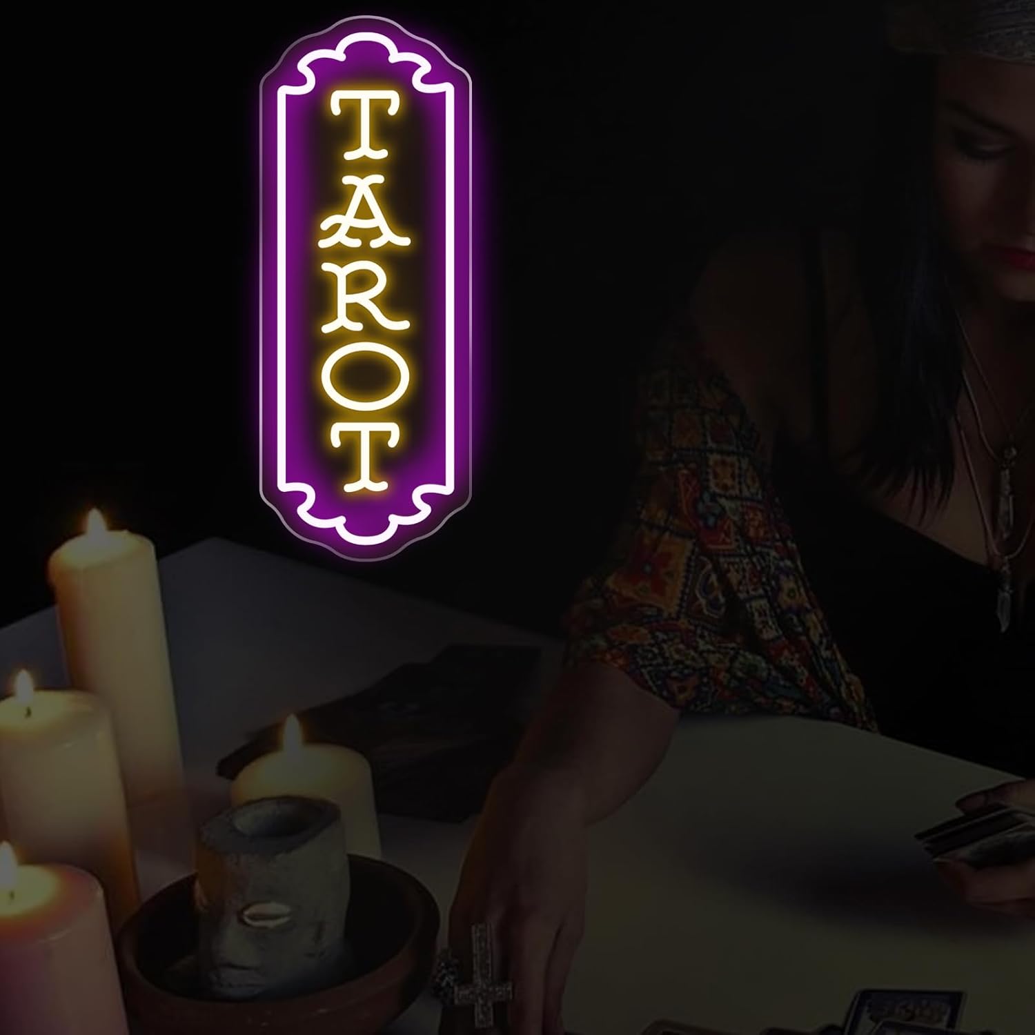Tarot Neon Sign USB Powered My - Wall Decor Lighting ulasan dan harga