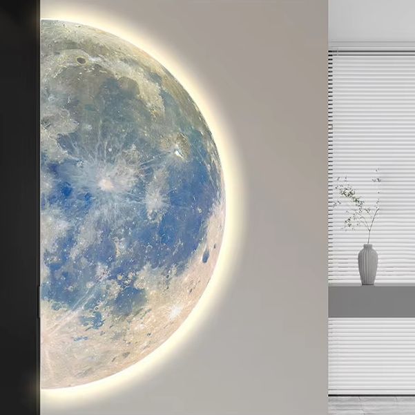 Moon entrance decoration paint - Wall Decor Lighting ulasan dan harga