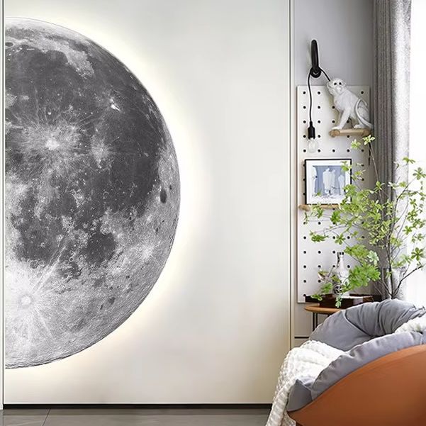 Moon entrance decoration paint - Wall Decor Lighting ulasan dan harga