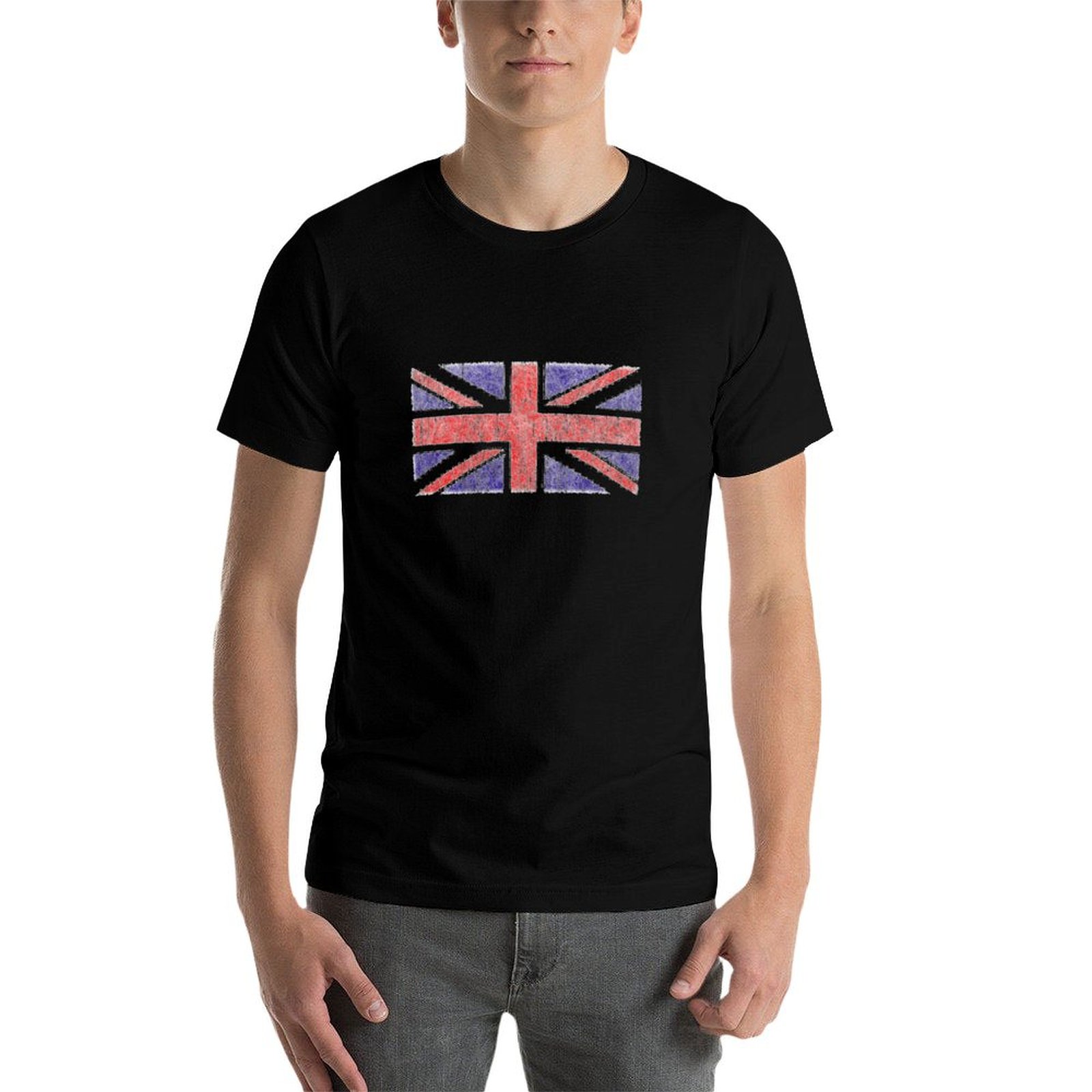 Vintage UK Union Jack Flag T-S - Union Lighting & Decor ulasan dan harga