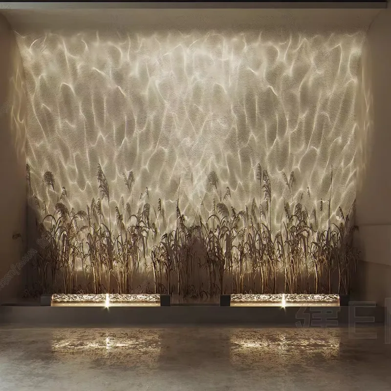 Smart 3D Wall Wash Flame Proje - Wall Decor Lighting ulasan dan harga