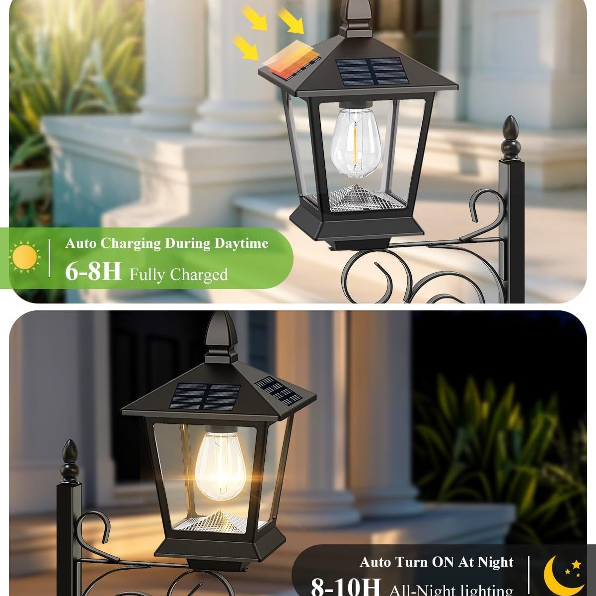 2 in 1 Solar Planter Lamp Wate - Wall Decor Lighting ulasan dan harga