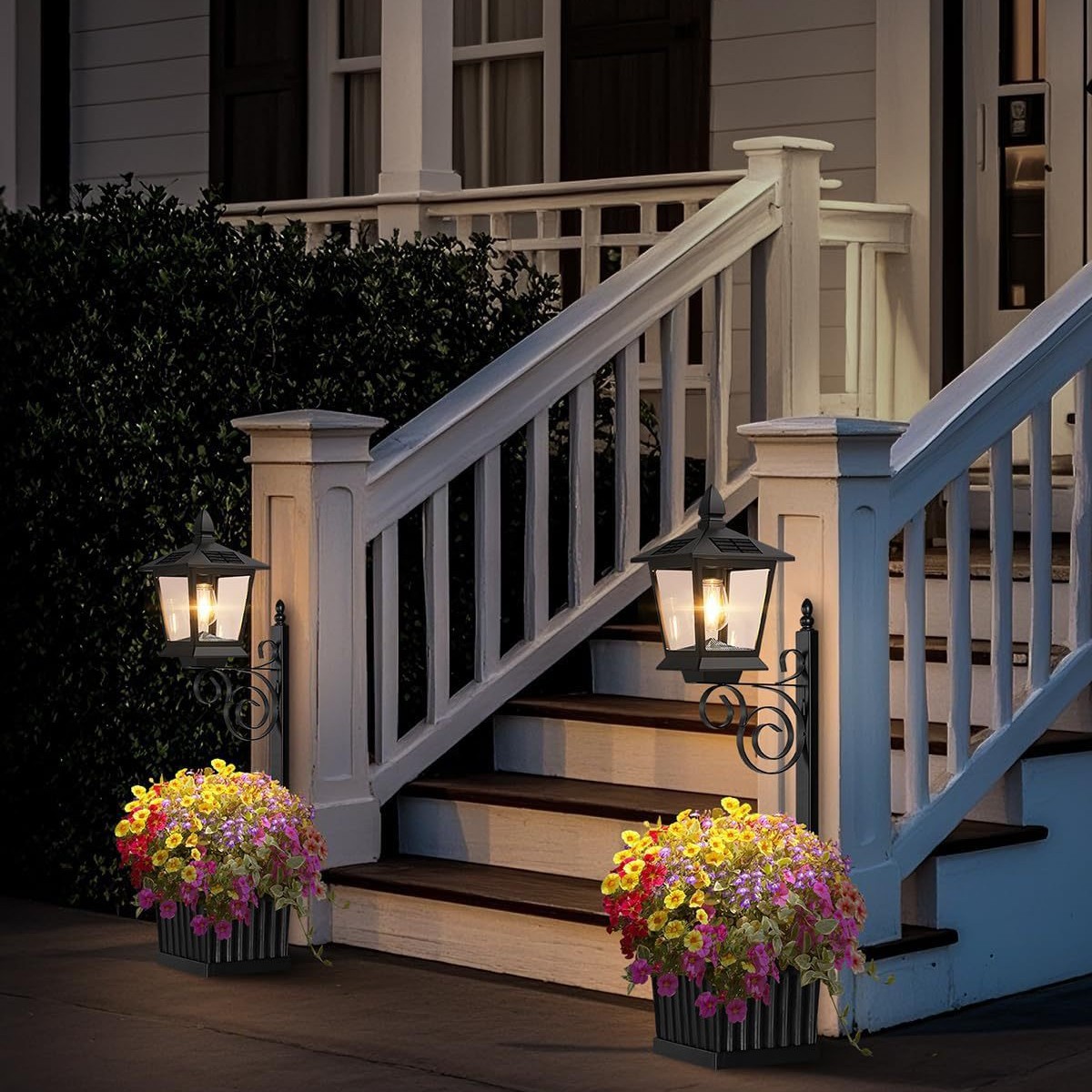 2 in 1 Solar Planter Lamp Wate - Wall Decor Lighting ulasan dan harga