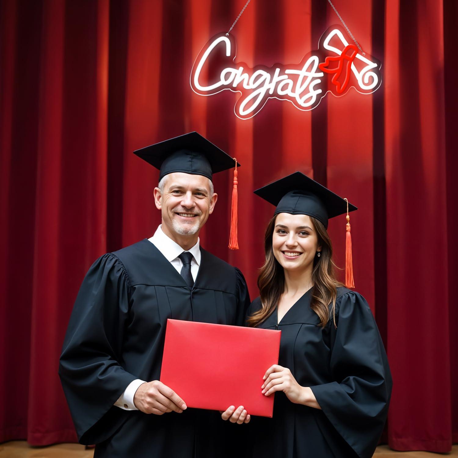 Congrats Graduation Neon Sign  - Wall Decor Lighting ulasan dan harga