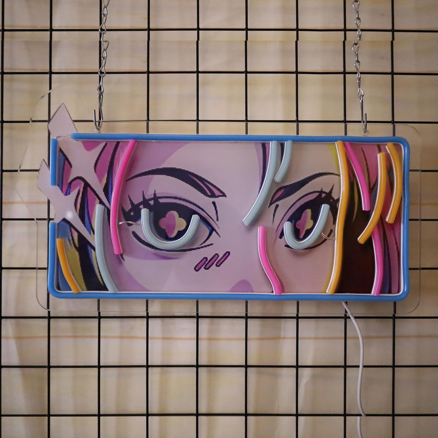 Passionate Eyes Neon Sign USB  - Wall Decor Lighting ulasan dan harga