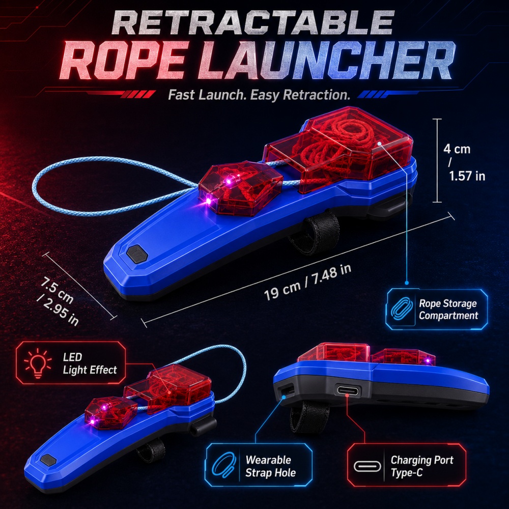 Rope Launcher Spider Web Shoot - Lighting & Home Decor Studio Photos ulasan dan harga