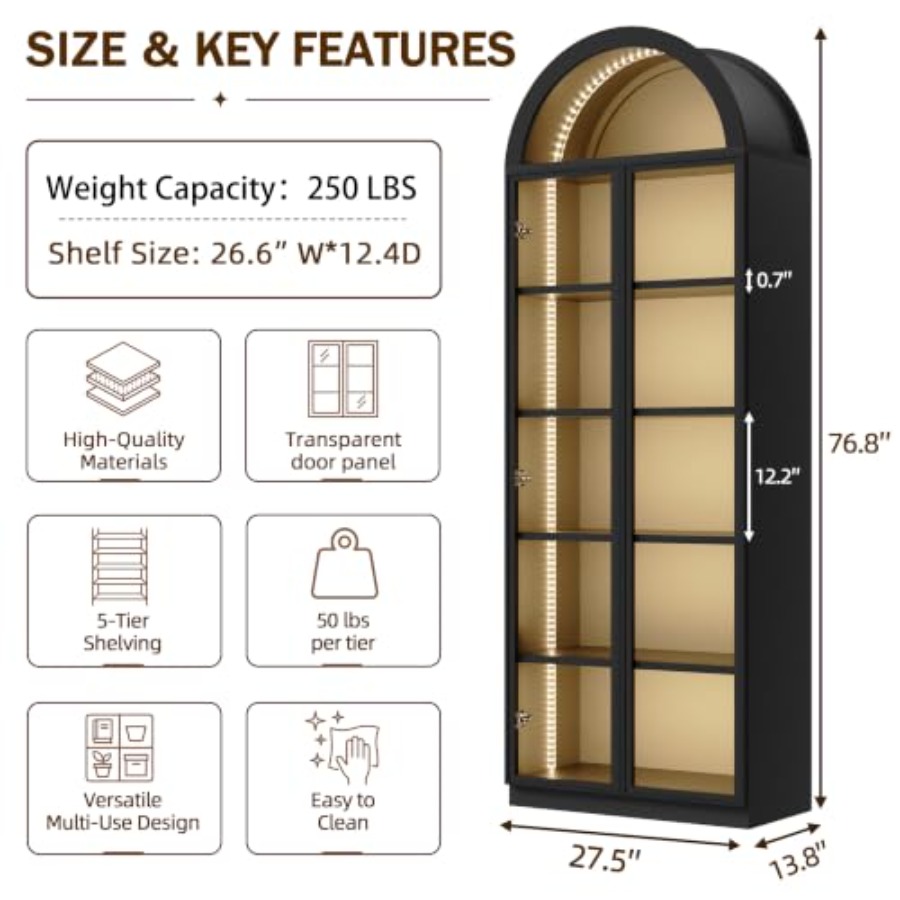 Arch display cabinet for livin - Lighting & Home Decor Studio Photos ulasan dan harga