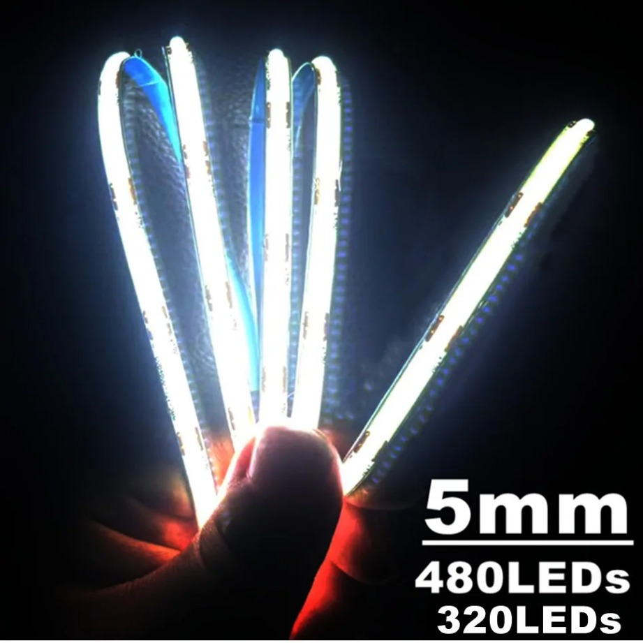 Super Thin 5mm COB LED Strip 4 - Lighting Decor And More ulasan dan harga